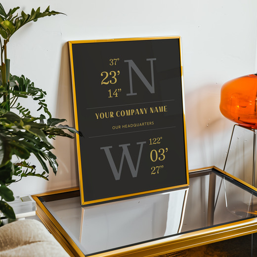 Our Headquarters Poster - Coordinates 11